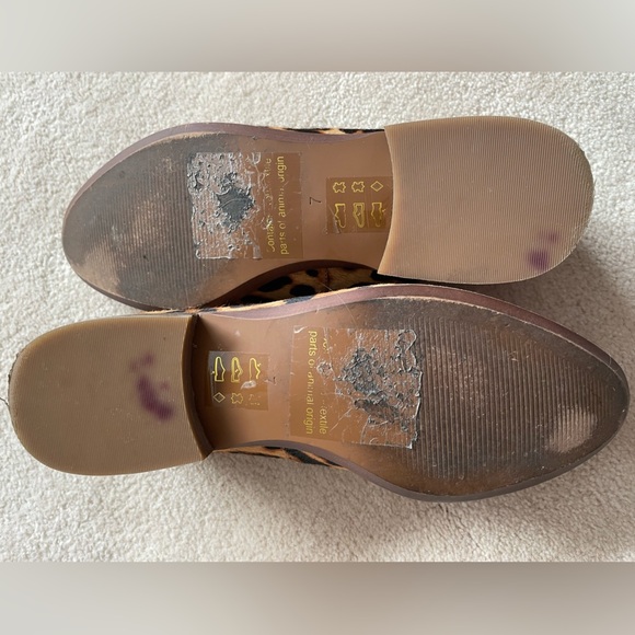 Madewell The Frances Loafer in Leopard Calf Hair Truffle Multi Color Size 7 - Picture 11 of 15